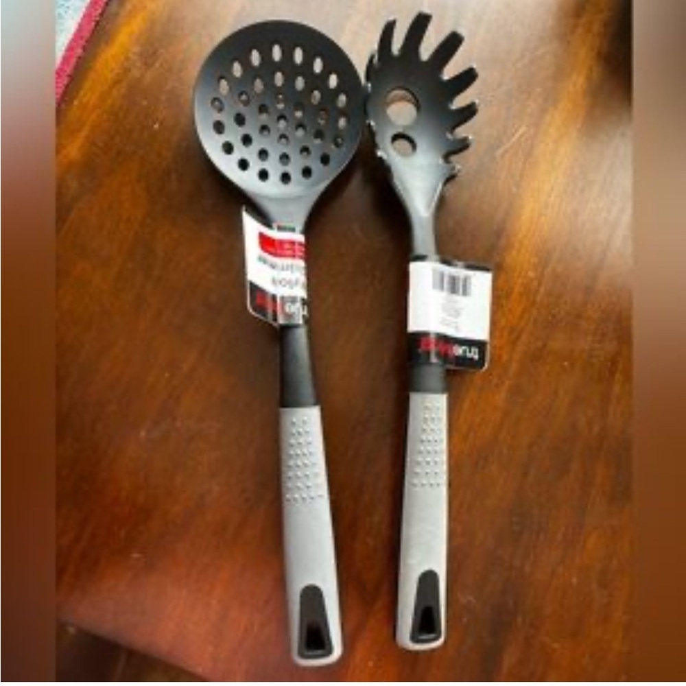 Black and Gray Kitchen Utensil Set